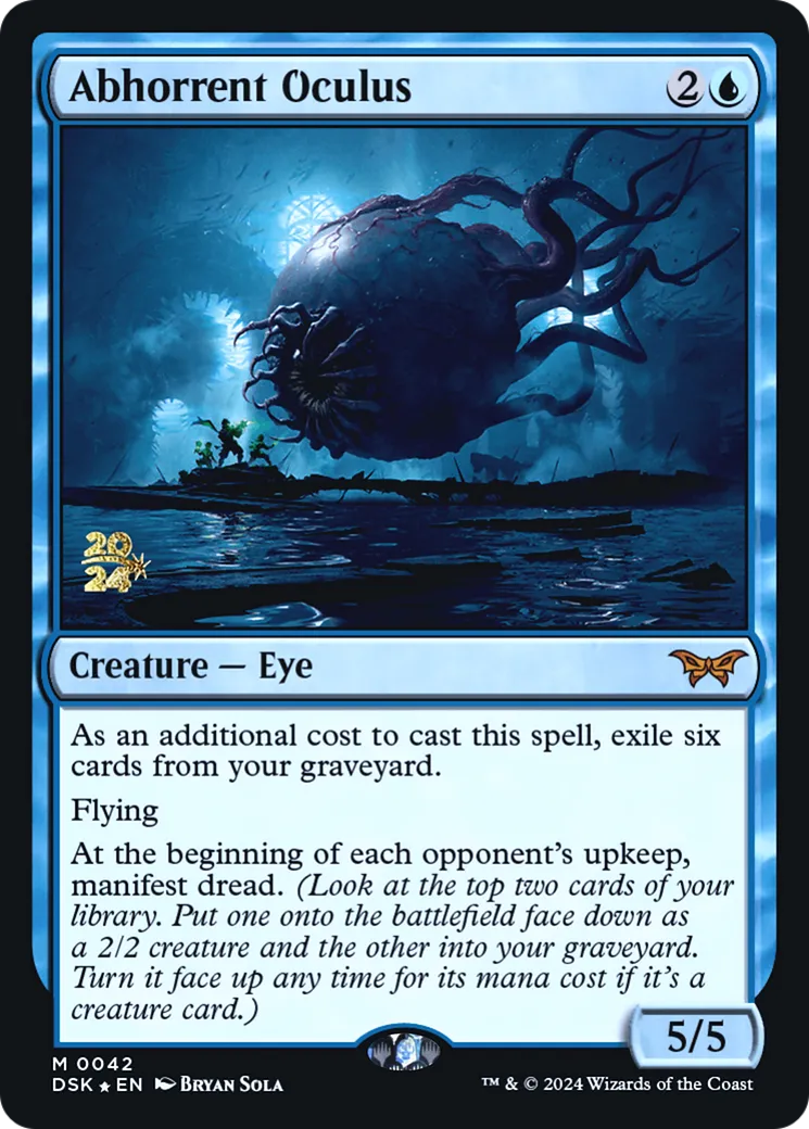 Abhorrent Oculus — Duskmourn: House of Horror Promos — Magic: The Gathering