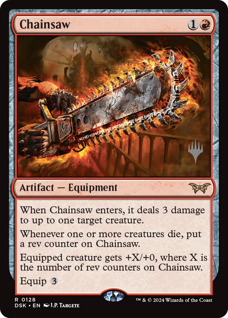 Chainsaw — Duskmourn: House of Horror Promos — Magic: The Gathering