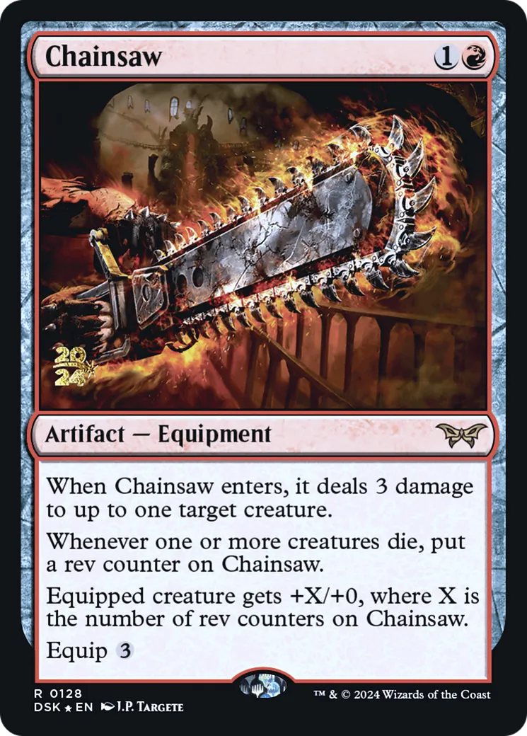 Chainsaw — Duskmourn: House of Horror Promos — Magic: The Gathering