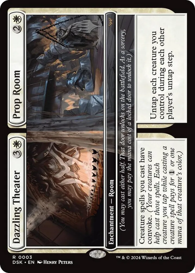 Dazzling Theater // Prop Room — Duskmourn: House of Horror Promos — Magic: The Gathering