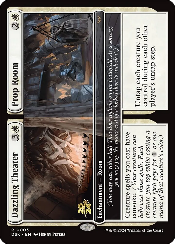 Dazzling Theater // Prop Room — Duskmourn: House of Horror Promos — Magic: The Gathering