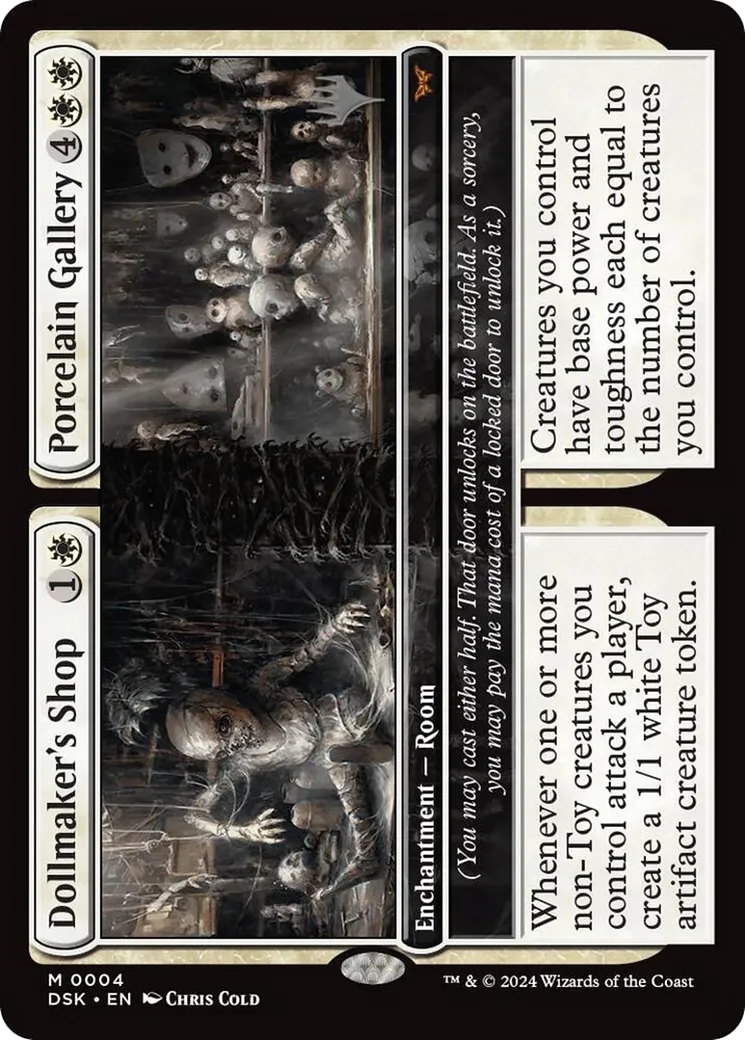 Dollmaker's Shop // Porcelain Gallery — Duskmourn: House of Horror Promos — Magic: The Gathering