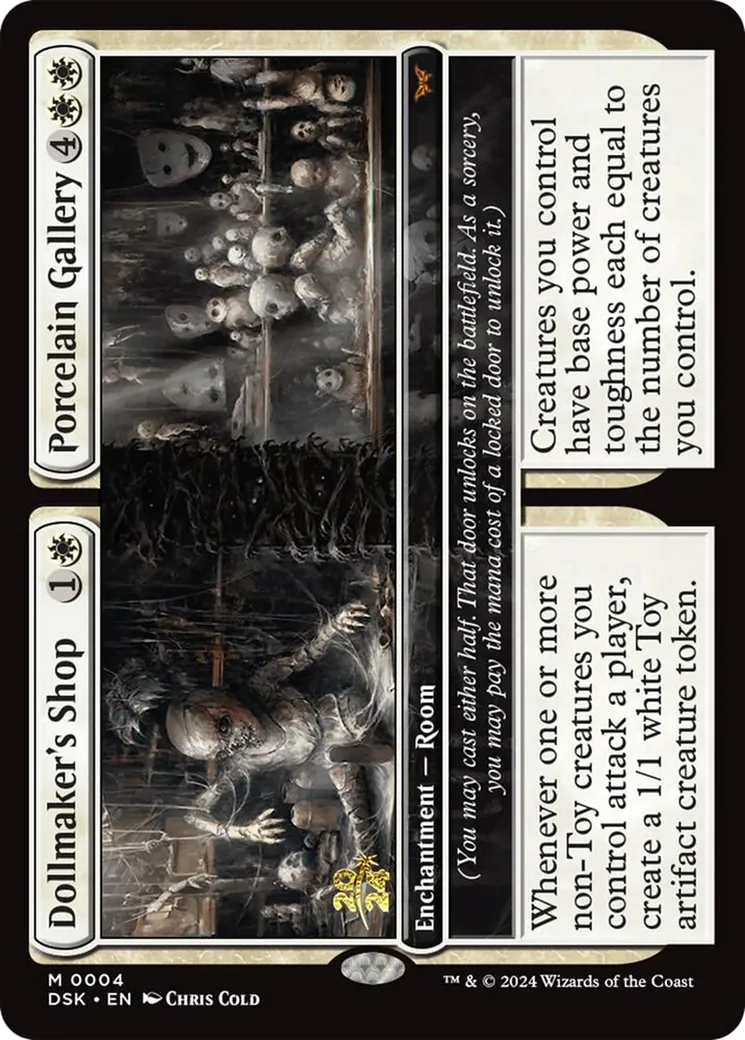 Dollmaker's Shop // Porcelain Gallery — Duskmourn: House of Horror Promos — Magic: The Gathering