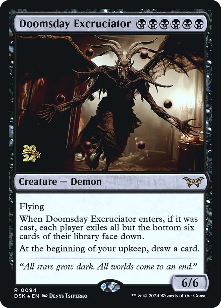 Doomsday Excruciator — Duskmourn: House of Horror Promos — Magic: The Gathering