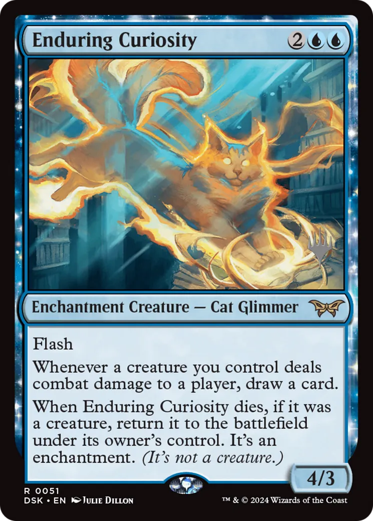 Enduring Curiosity — Duskmourn: House of Horror Promos — Magic: The Gathering