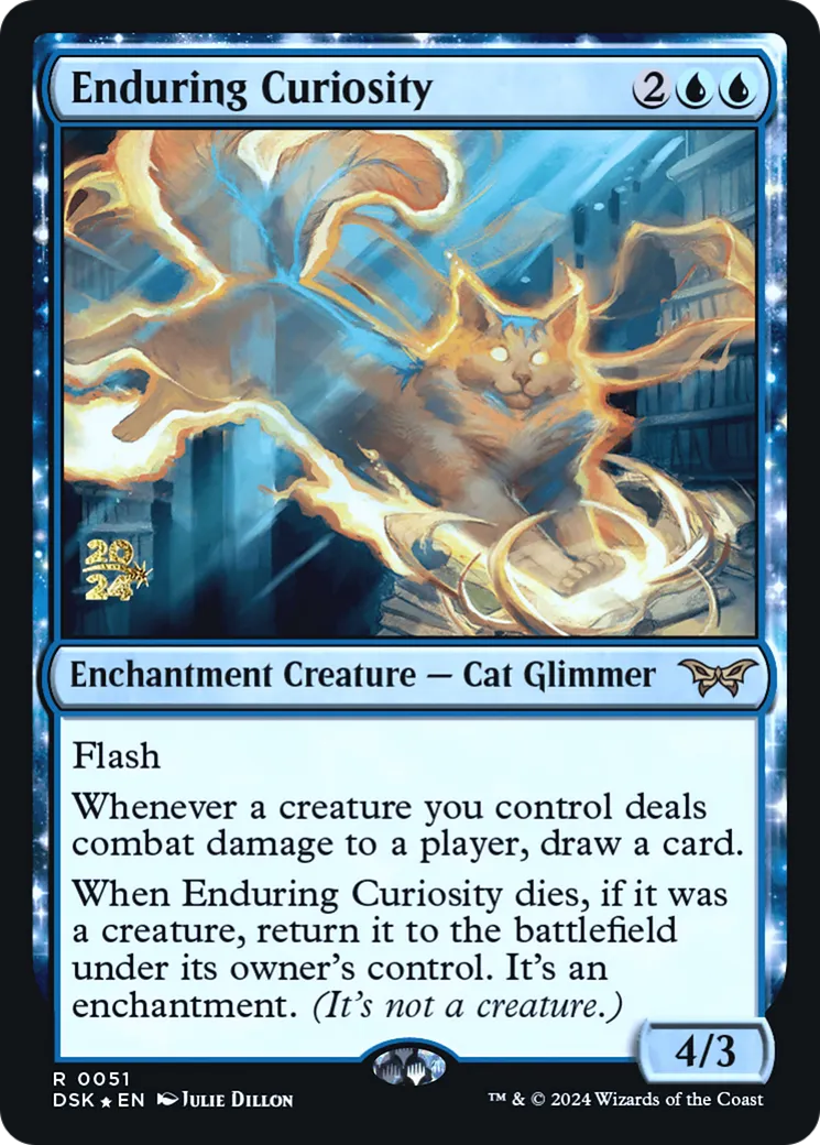 Enduring Curiosity — Duskmourn: House of Horror Promos — Magic: The Gathering