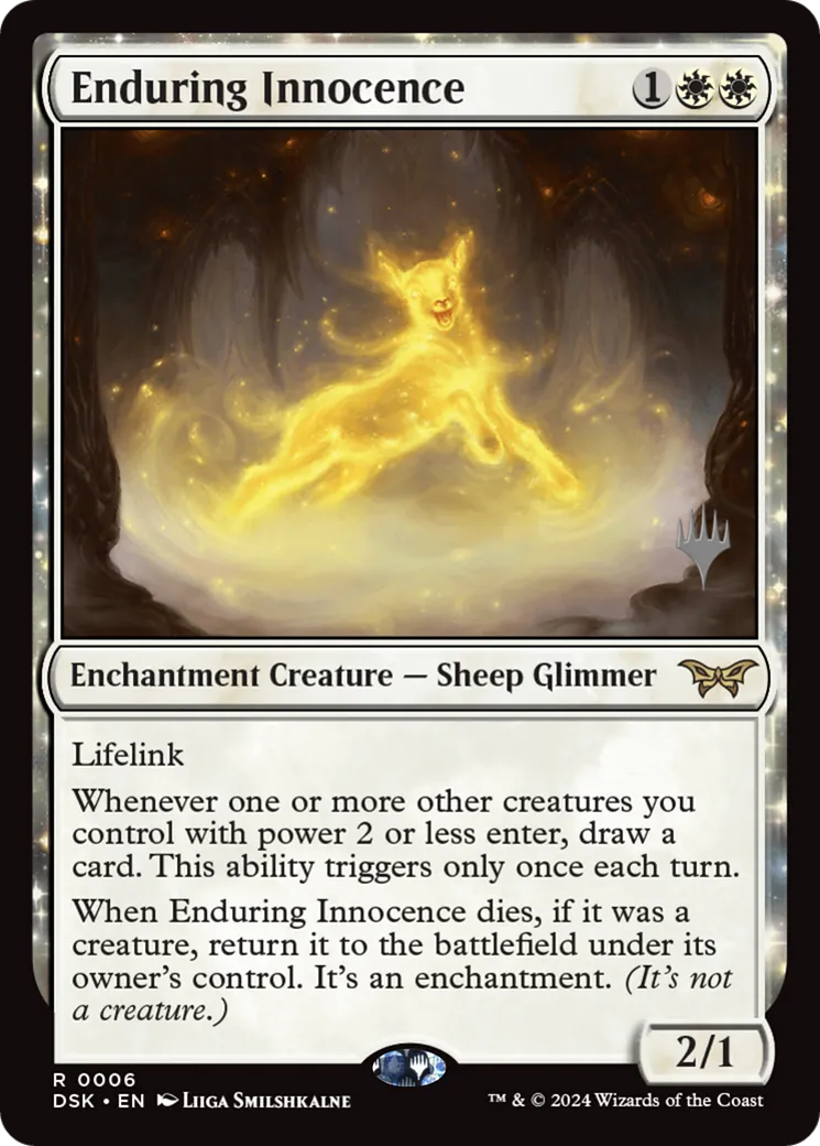 Enduring Innocence from Duskmourn: House of Horror Promos - Magic: The Gathering