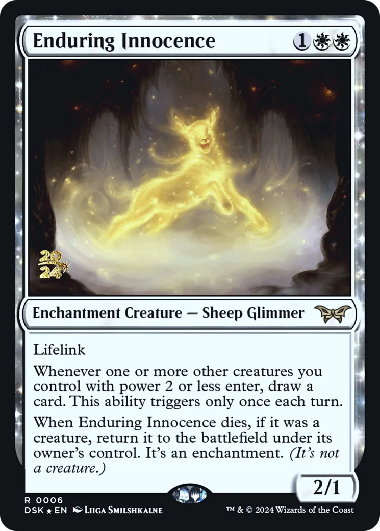 Enduring Innocence — Duskmourn: House of Horror Promos — Magic: The Gathering