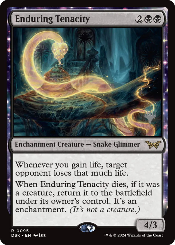 Enduring Tenacity — Duskmourn: House of Horror Promos — Magic: The Gathering