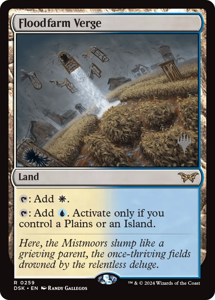 Floodfarm Verge — Duskmourn: House of Horror Promos — Magic: The Gathering