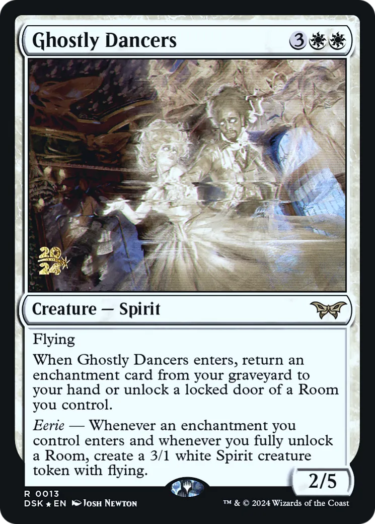 Ghostly Dancers — Duskmourn: House of Horror Promos — Magic: The Gathering