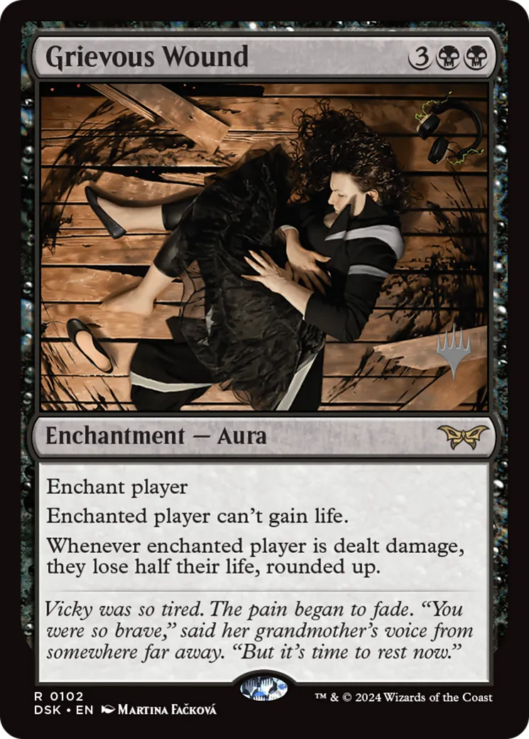 Grievous Wound — Duskmourn: House of Horror Promos — Magic: The Gathering