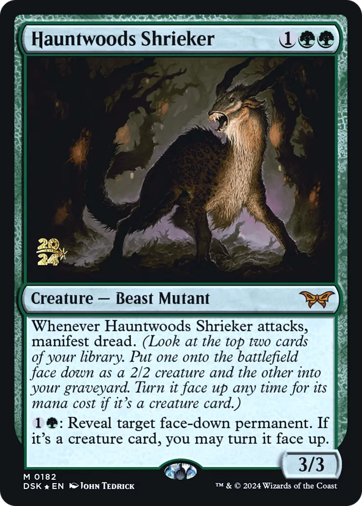 Hauntwoods Shrieker — Duskmourn: House of Horror Promos — Magic: The Gathering