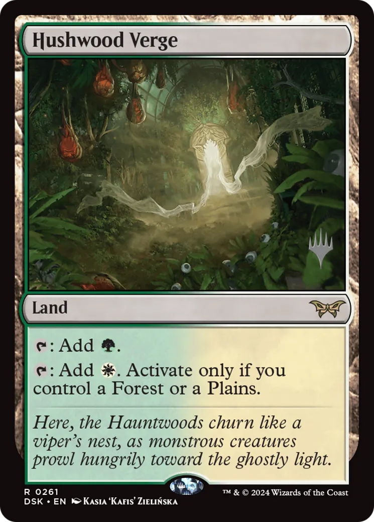 Hushwood Verge — Duskmourn: House of Horror Promos — Magic: The Gathering
