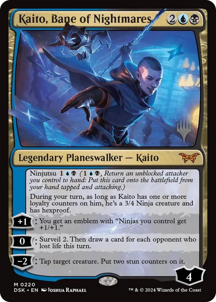 Kaito, Bane of Nightmares — Duskmourn: House of Horror Promos — Magic: The Gathering