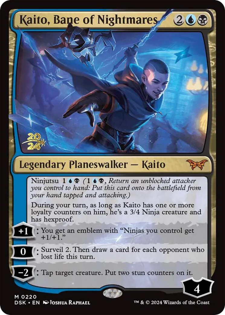 Kaito, Bane of Nightmares — Duskmourn: House of Horror Promos — Magic: The Gathering