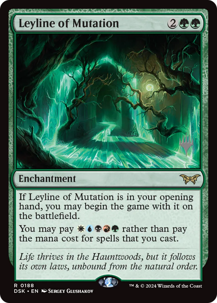 Ligne ley de mutation — Duskmourn: House of Horror Promos — Magic: The Gathering