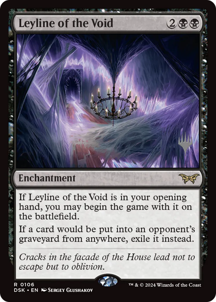 Leyline of the Void — Duskmourn: House of Horror Promos — Magic: The Gathering