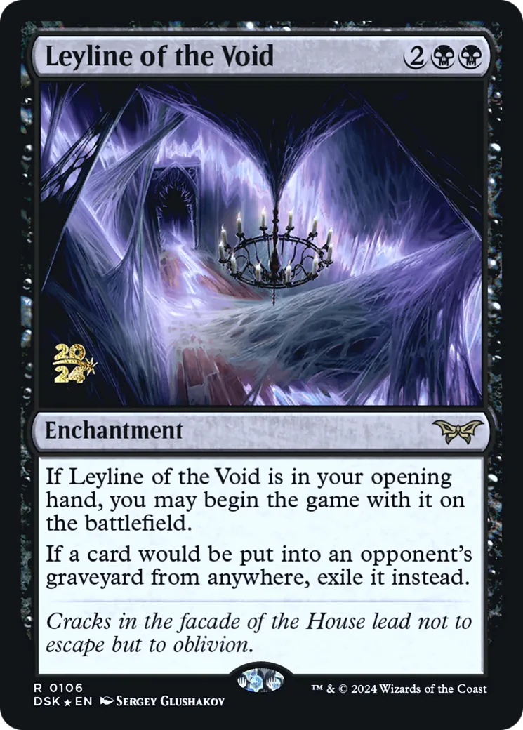 Leyline of the Void from Duskmourn: House of Horror Promos - Magic: The Gathering