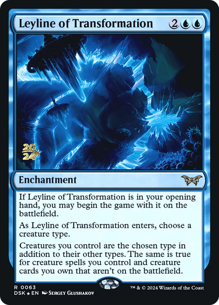 Leyline of Transformation from Duskmourn: House of Horror Promos - Magic: The Gathering