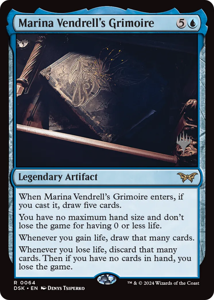 Marina Vendrell's Grimoire — Duskmourn: House of Horror Promos — Magic: The Gathering