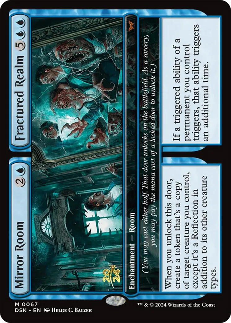 Mirror Room // Fractured Realm — Duskmourn: House of Horror Promos — Magic: The Gathering