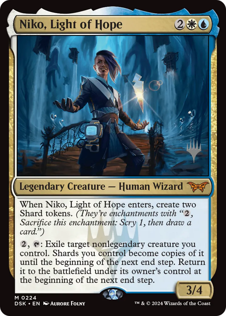 Niko, Light of Hope — Duskmourn: House of Horror Promos — Magic: The Gathering