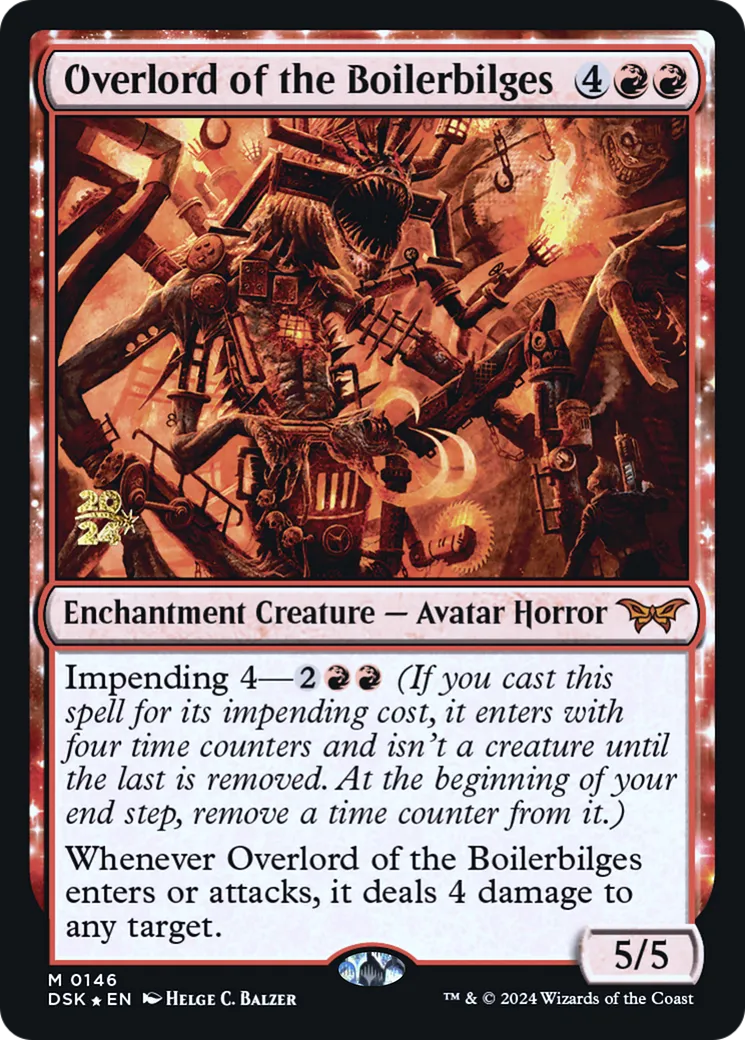 Overlord of the Boilerbilges — Duskmourn: House of Horror Promos — Magic: The Gathering