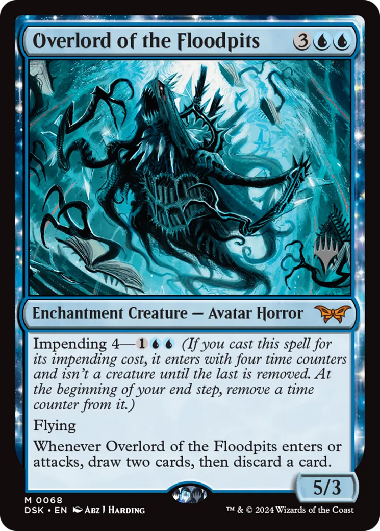 Overlord of the Floodpits — Duskmourn: House of Horror Promos — Magic: The Gathering