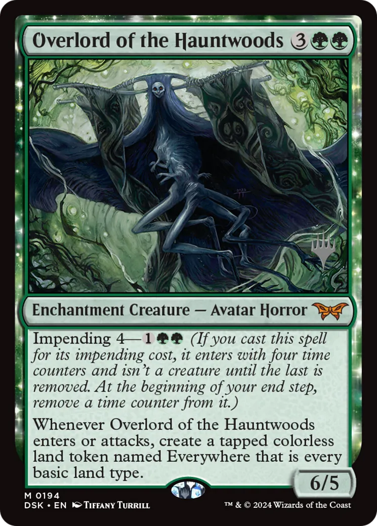 Overlord of the Hauntwoods — Duskmourn: House of Horror Promos — Magic: The Gathering