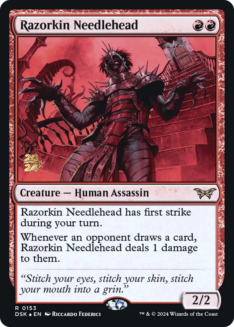 Razorkin Needlehead — Duskmourn: House of Horror Promos — Magic: The Gathering