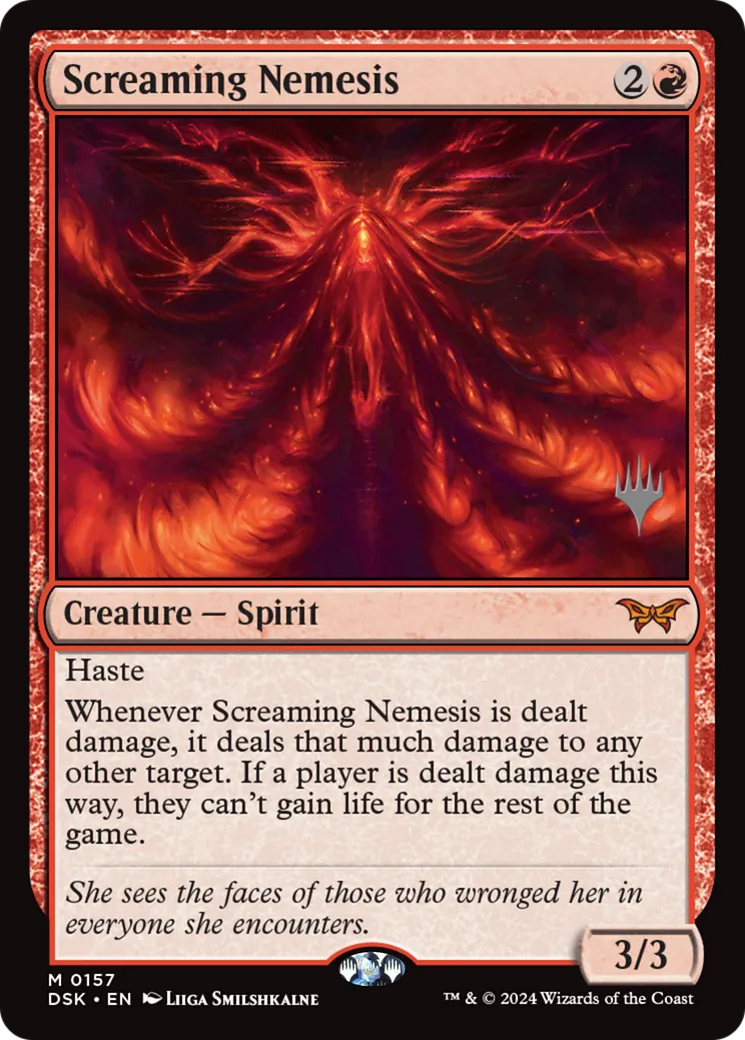 Screaming Nemesis — Duskmourn: House of Horror Promos — Magic: The Gathering