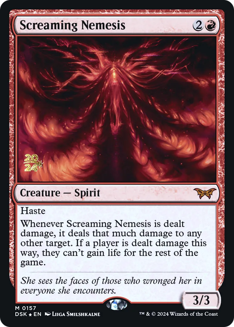 Screaming Nemesis — Duskmourn: House of Horror Promos — Magic: The Gathering