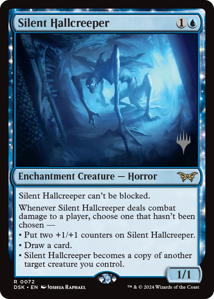 Silent Hallcreeper — Duskmourn: House of Horror Promos — Magic: The Gathering