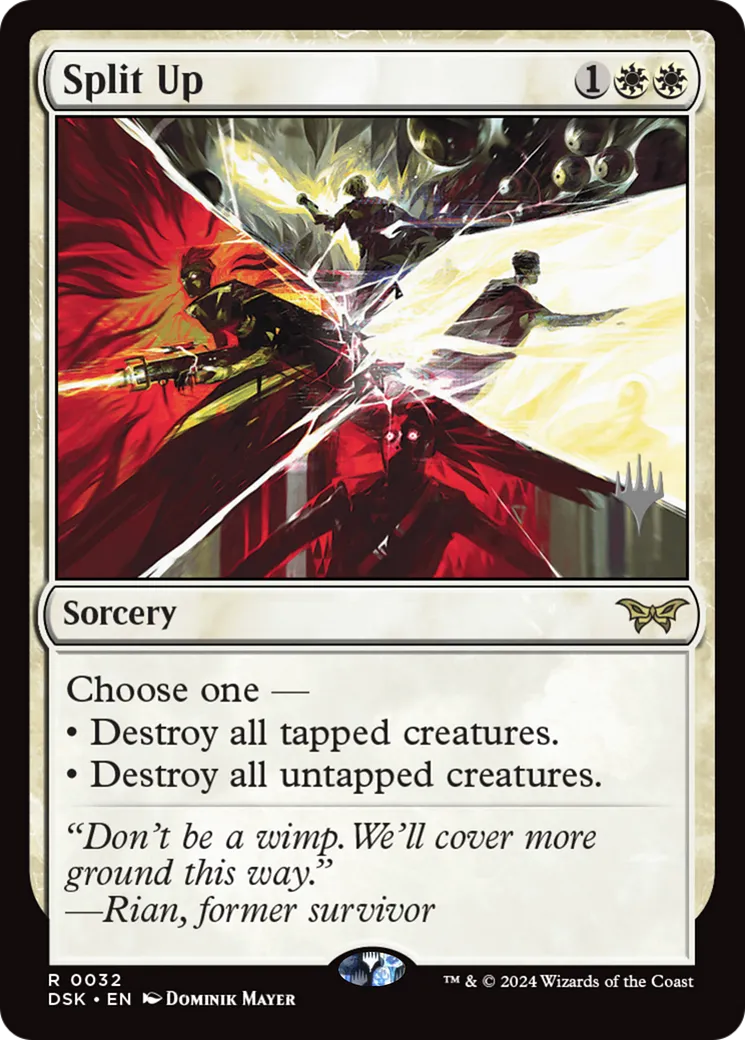 Split Up — Duskmourn: House of Horror Promos — Magic: The Gathering