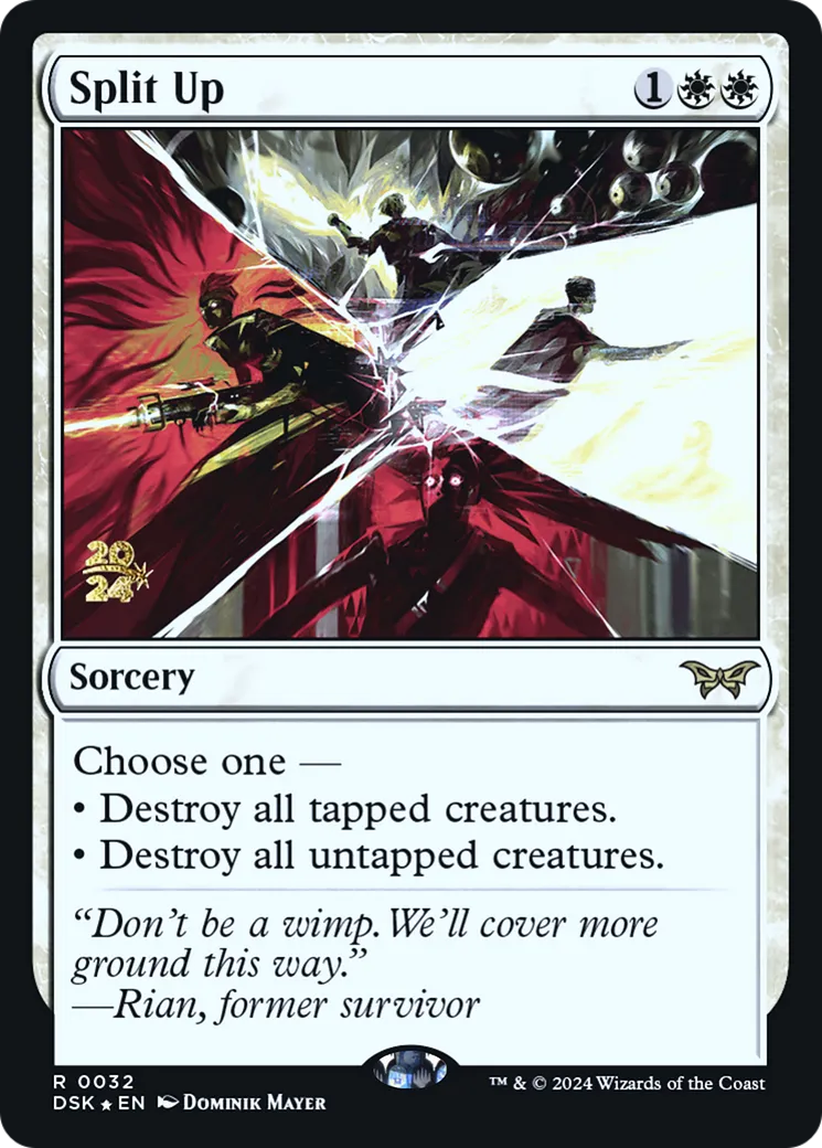 Split Up — Duskmourn: House of Horror Promos — Magic: The Gathering
