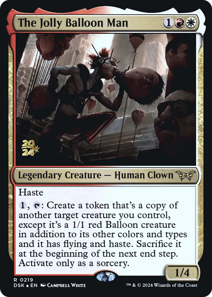 The Jolly Balloon Man — Duskmourn: House of Horror Promos — Magic: The Gathering