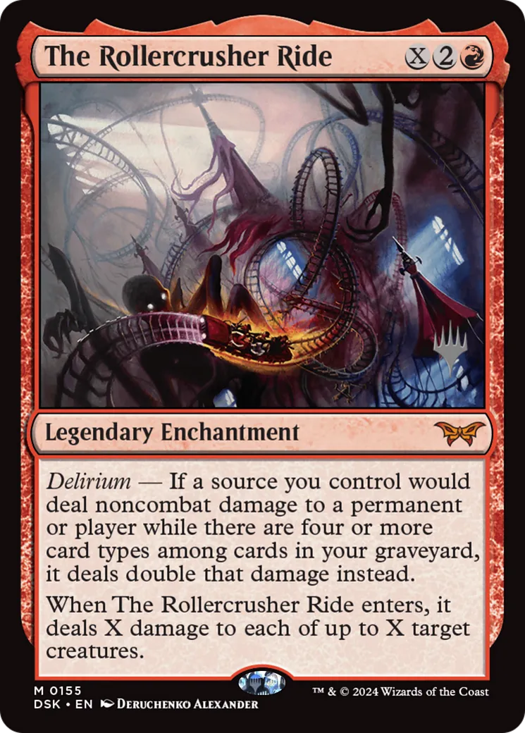 The Rollercrusher Ride — Duskmourn: House of Horror Promos — Magic: The Gathering