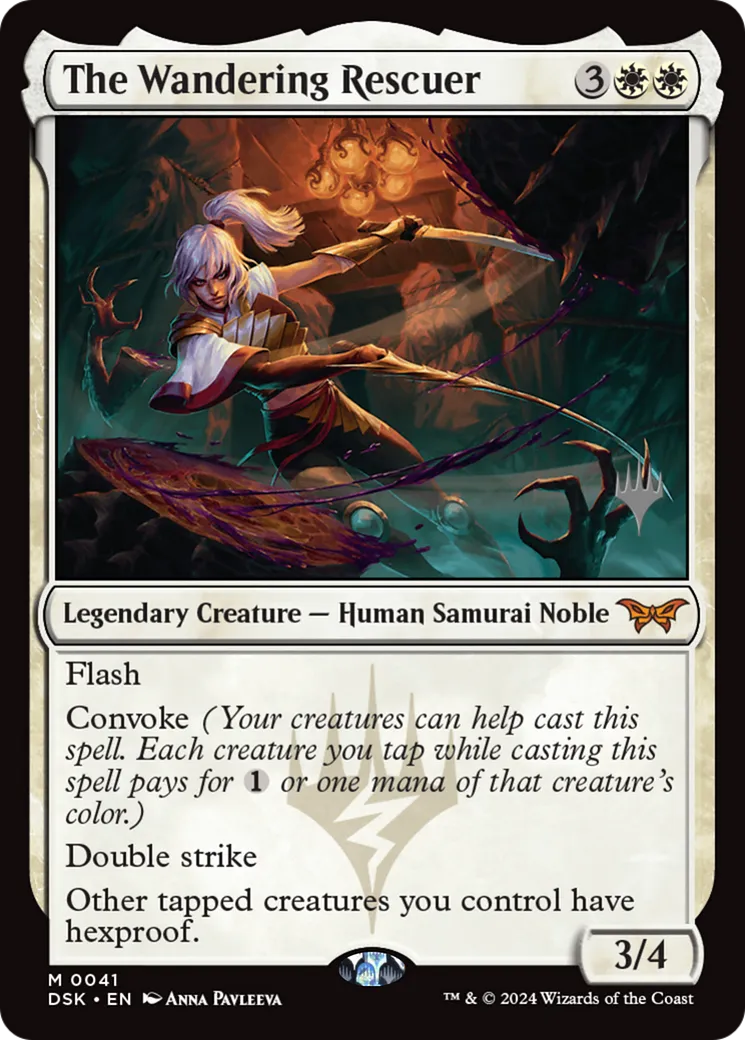 The Wandering Rescuer — Duskmourn: House of Horror Promos — Magic: The Gathering