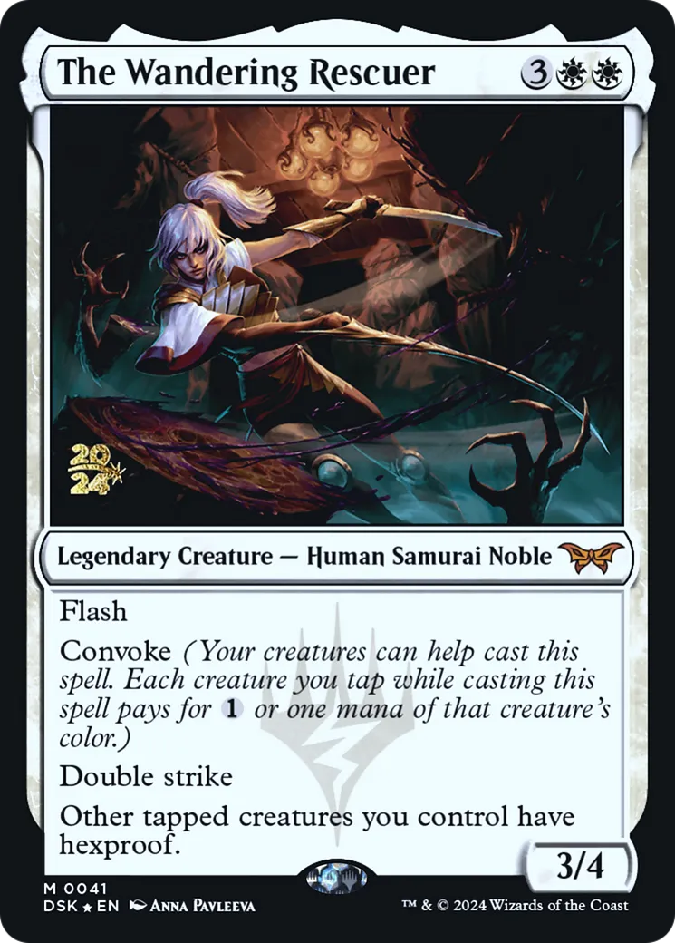 The Wandering Rescuer — Duskmourn: House of Horror Promos — Magic: The Gathering