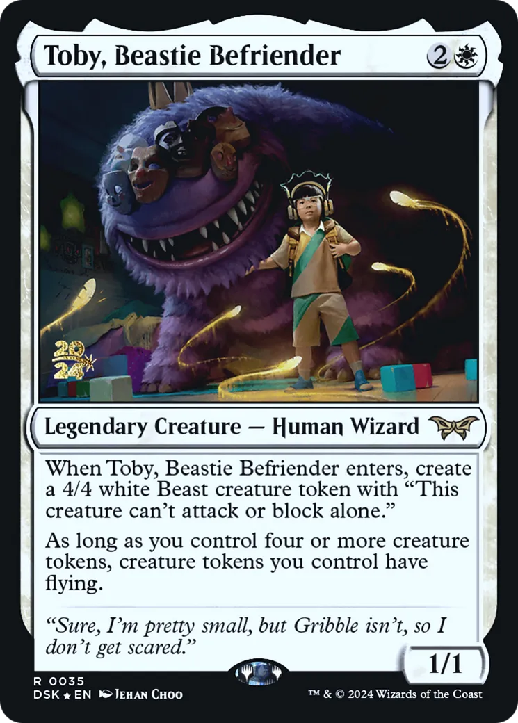 Toby, apprivoiseur de bestioles — Duskmourn: House of Horror Promos — Magic: The Gathering