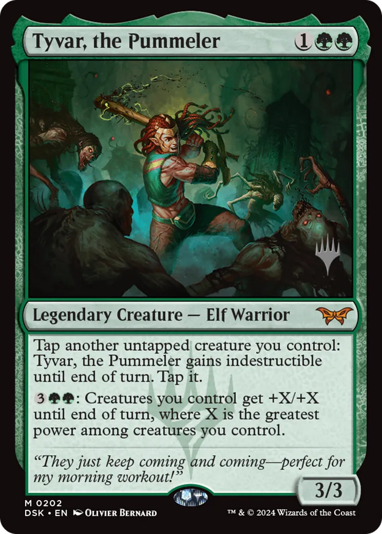 Tyvar, the Pummeler — Duskmourn: House of Horror Promos — Magic: The Gathering