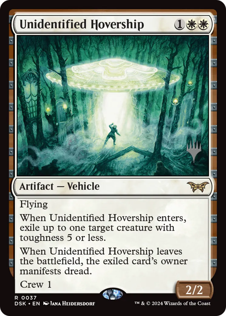 Unidentified Hovership — Duskmourn: House of Horror Promos — Magic: The Gathering