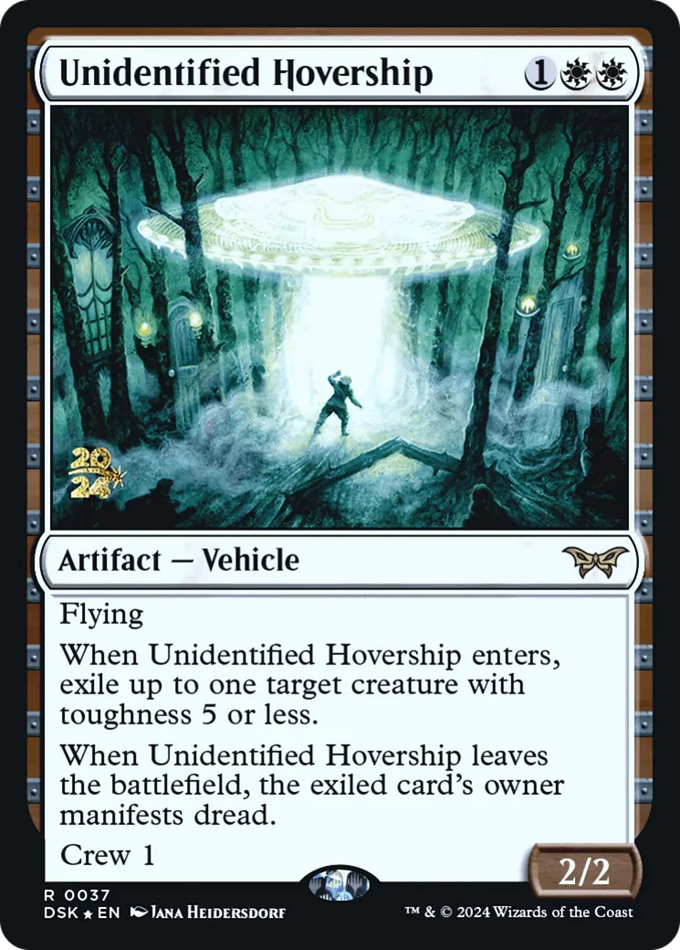 Unidentified Hovership — Duskmourn: House of Horror Promos — Magic: The Gathering