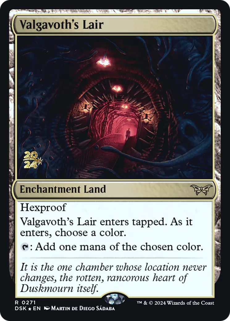Repaire de Valgavoth — Duskmourn: House of Horror Promos — Magic: The Gathering