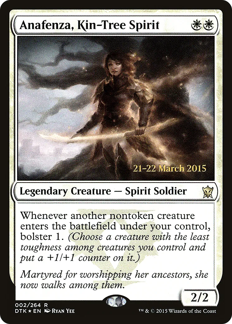 Anafenza, Kin-Tree Spirit — Dragons of Tarkir Promos — Magic: The Gathering