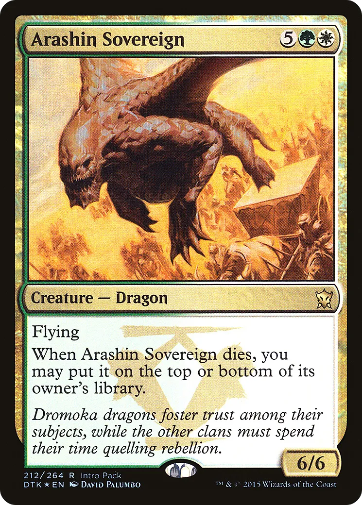 Souverain d'Arashin — Dragons of Tarkir Promos — Magic: The Gathering