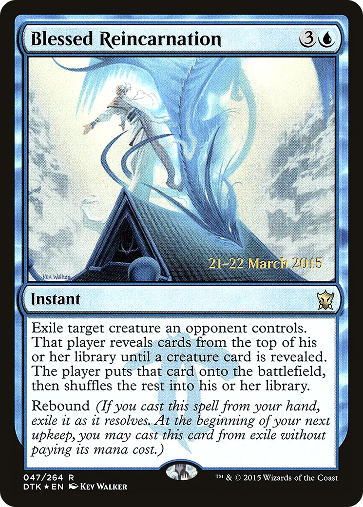 Blessed Reincarnation from Dragons of Tarkir Promos - Magic: The Gathering