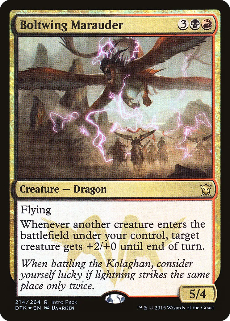 Maraudeur ailefoudre — Dragons of Tarkir Promos — Magic: The Gathering