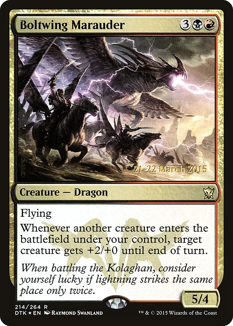 Maraudeur ailefoudre — Dragons of Tarkir Promos — Magic: The Gathering